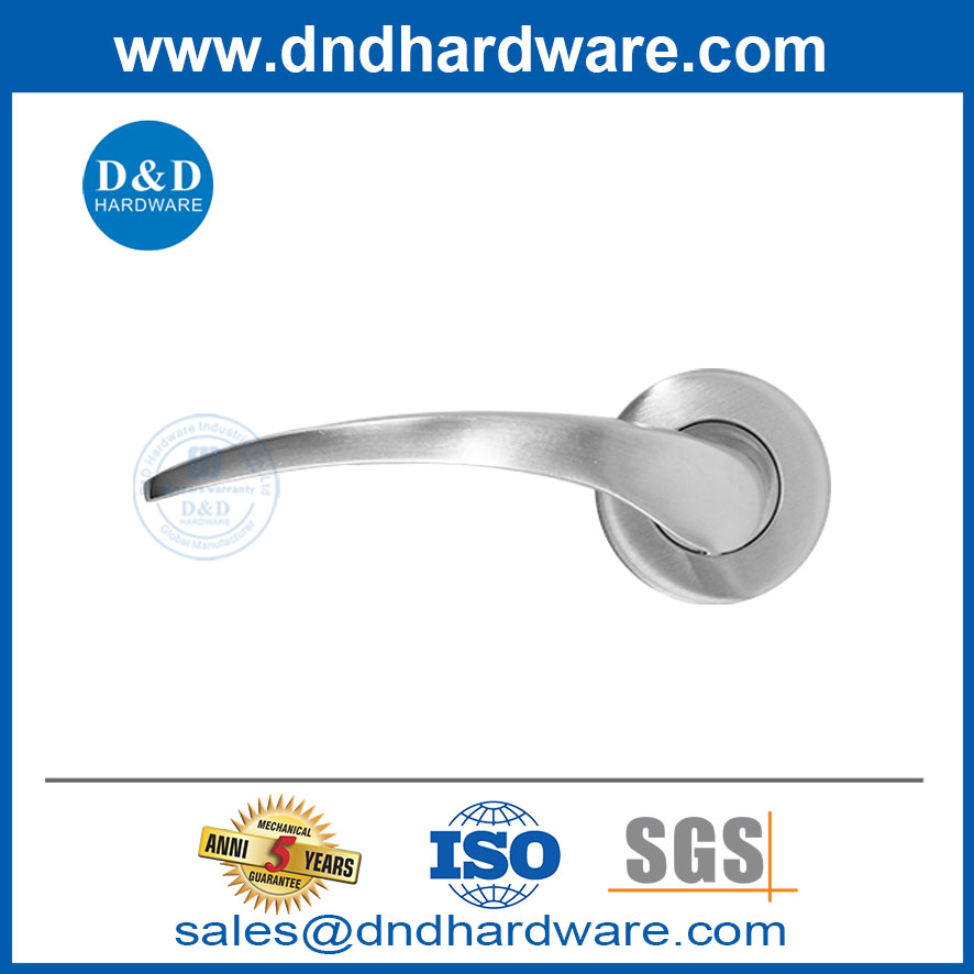 สแตนเลส 304 ประตูภายในที่ทันสมัยมือจับประตูซาตินก้าน DDSH015