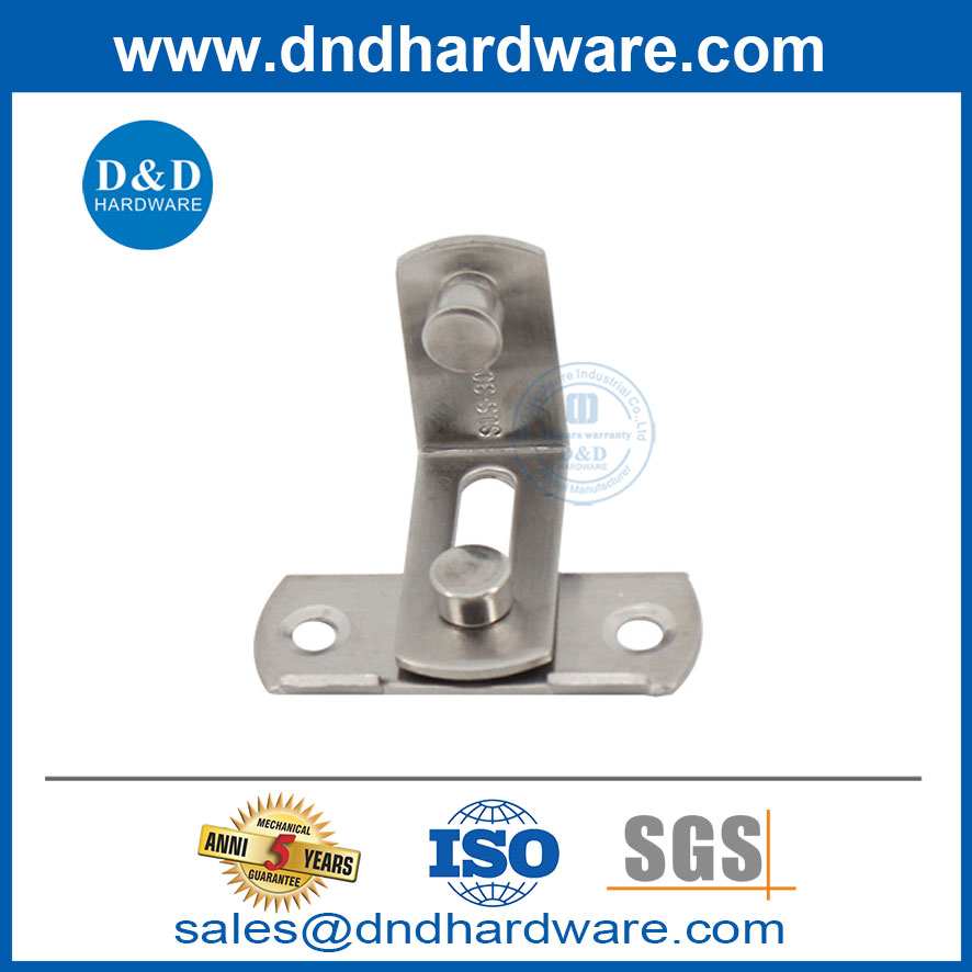 CRANK Type Hotel Home Security Door Guard Lock ในสแตนเลสวัสดุ DDDG015
