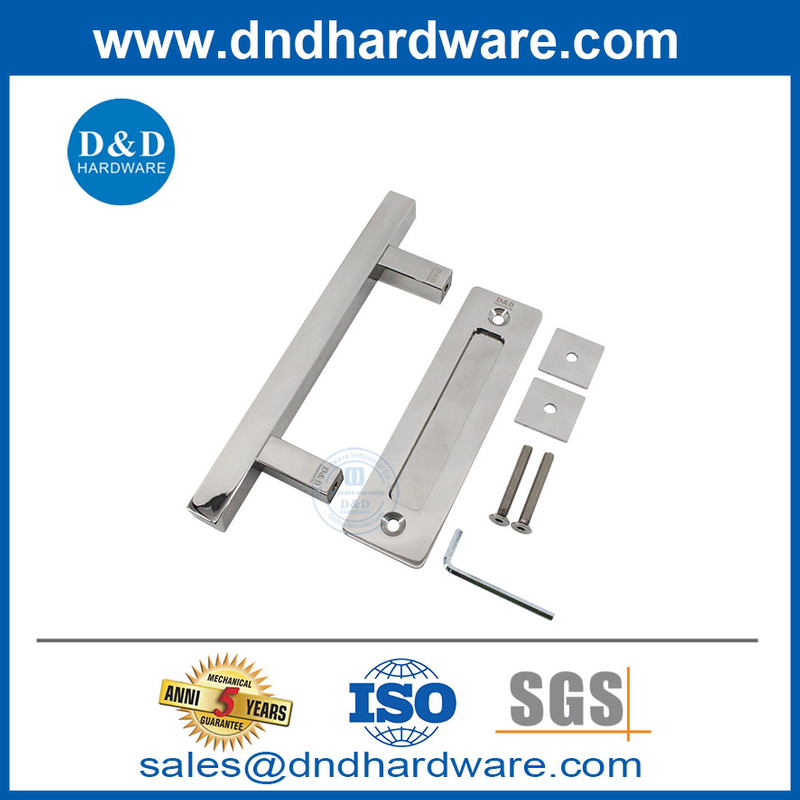 โรงงานสแตนเลสขัดเงาราคาโรงงานราคายุ้งฉางมือจับประตูบานเลื่อน -DDBD104