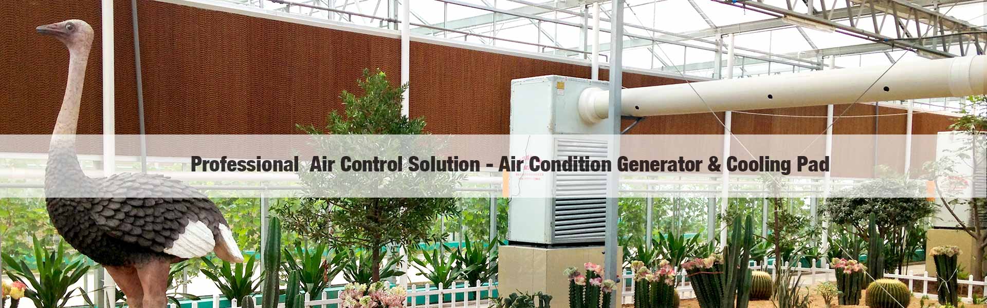 Evaporative cooling pad system for greenhouses, flower planting , vegetable planting and public buildings