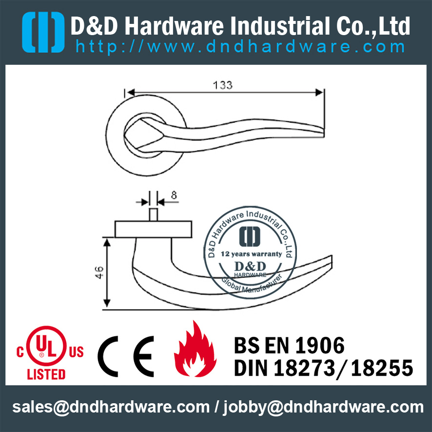 高档锁具把手 - DDTH119