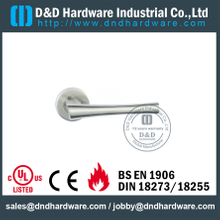 Punho da alavanca da prata do elenco 316 de aço inoxidável em Rosa para portas comerciais do metal - DDSH045