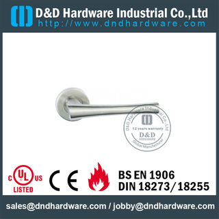 不锈钢 316 铸银拉手，用于金属商业门 - DDSH045