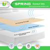 100% Waterproof Mattress Protector with Cotton Terry Surface Bed Bug Proof