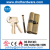 Latão Sólido Latão Antigo Euro Cilindro Duplo Lock-DDLC003