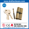 Kuningan Padat Kuningan Antik Euro Double Cylinder Lock-DDLC003