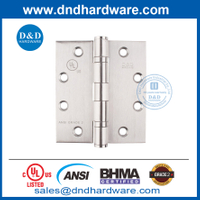 ANSI / BHMA GRADO 2-SS316 UL 2BB Bisagra de puerta de servicio pesado-4.5x4x3.4mm