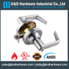 Conjunto de fechadura tubular de liga de zinco durável ANSI e aço inoxidável classificado para fogo para porta de entrada-DDLK009