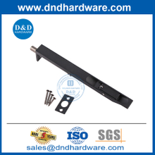 สแตนเลสสตีล 8 นิ้วด้านประตูไม้สีดำฟลัช BOLT-DDDB001
