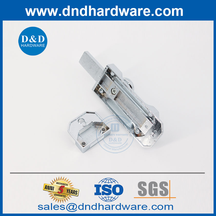 สังกะสีอัลลอยด์ขัดเงาโครเมี่ยมโครเมียมด้านหน้า Bolt ผู้ผลิต DDDB025
