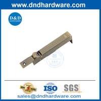 ทองเหลืองเกรดโบราณ SS304 Spring Sinistrad อัตโนมัติ Flush Bolt-DDDB023