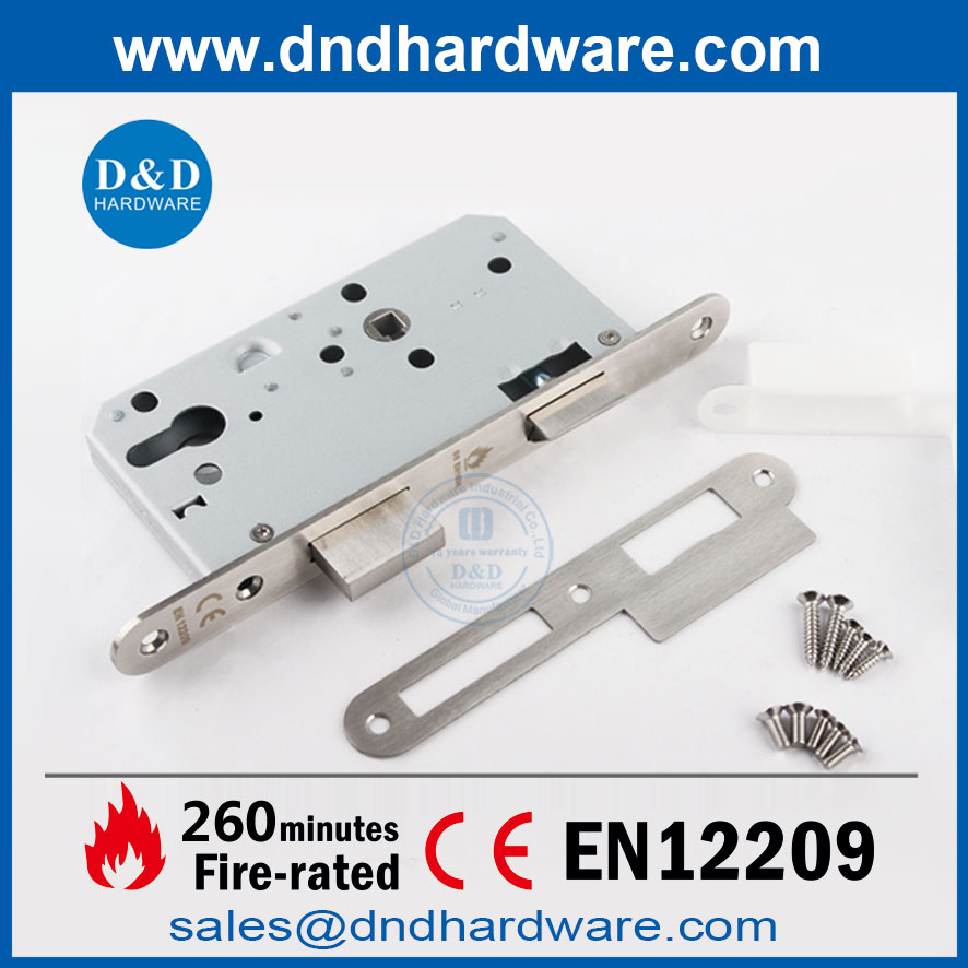 CE Fire额定圆形板门锁，钥匙用于住宅-DDML009R 