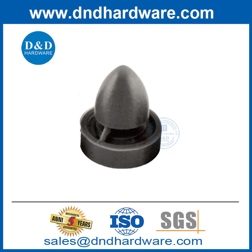 ฮาร์ดแวร์ acccessories สีเทาประตูยางเครื่องเงียบสำหรับเฟรมโลหะกลวง DDRS001
