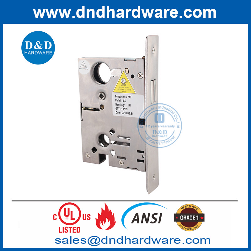 sus304 ul ansi ผู้สำเร็จการศึกษา 1 Deadbolt Dead Lock สำหรับห้องน้ำ dog-ddal17 f17