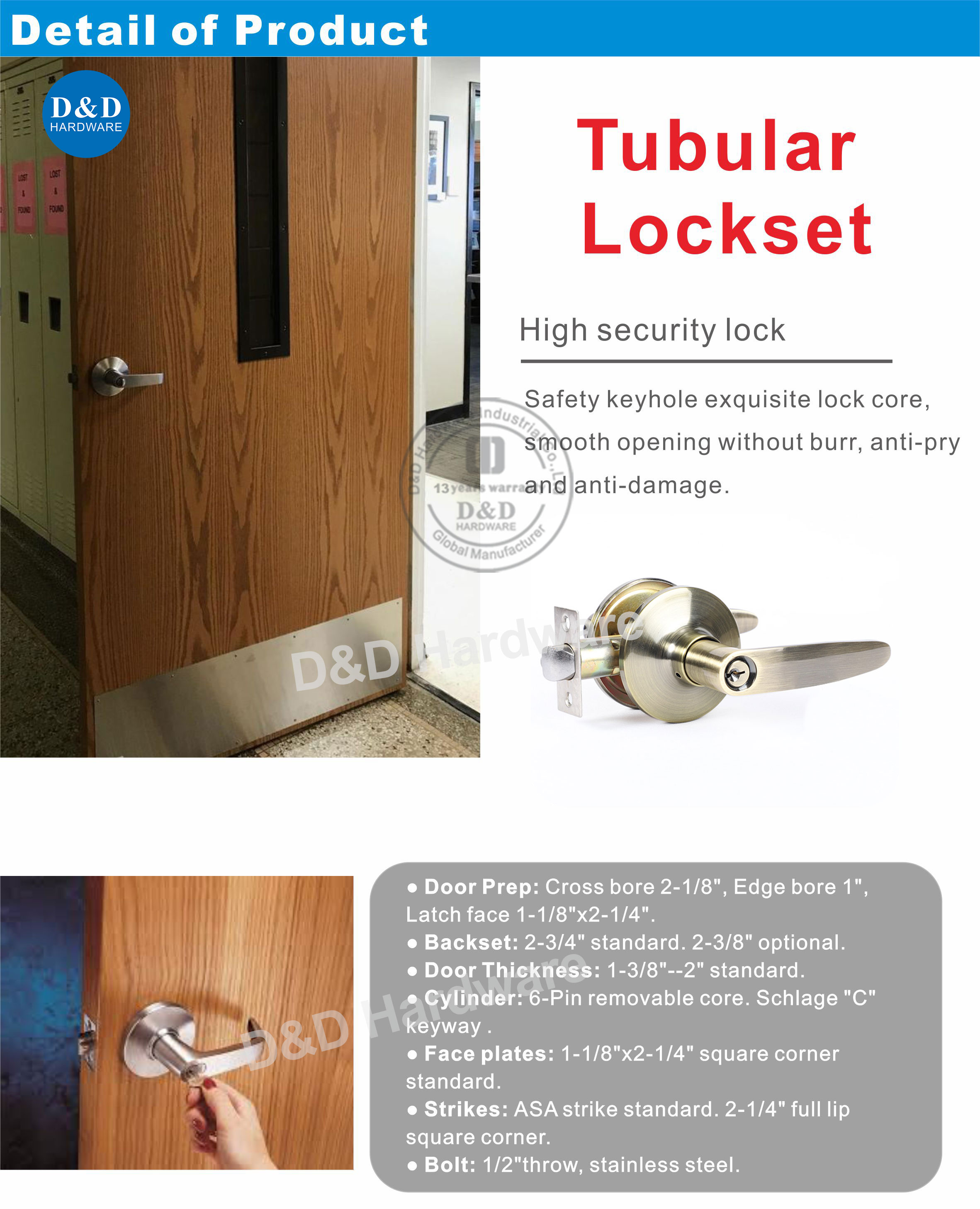 Tubular-Lockset-DDLK076