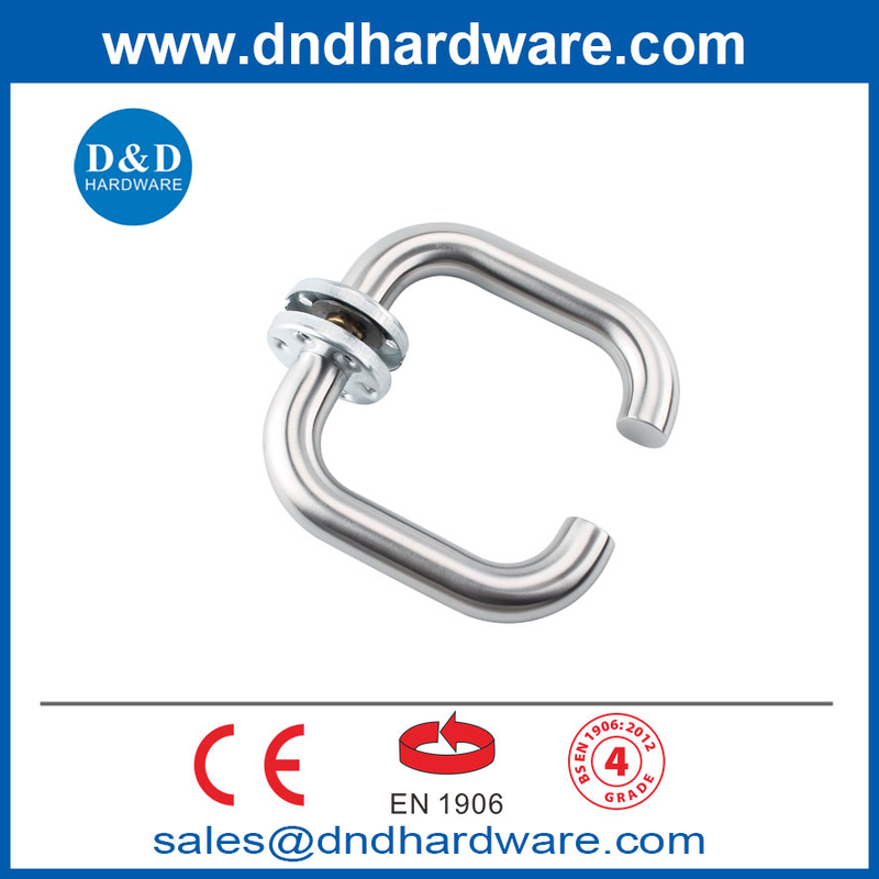 EN1906 มือจับประตูความเป็นส่วนตัวการตกแต่งภายในสแตนเลสฮอลโลว์กลวง DDTH001