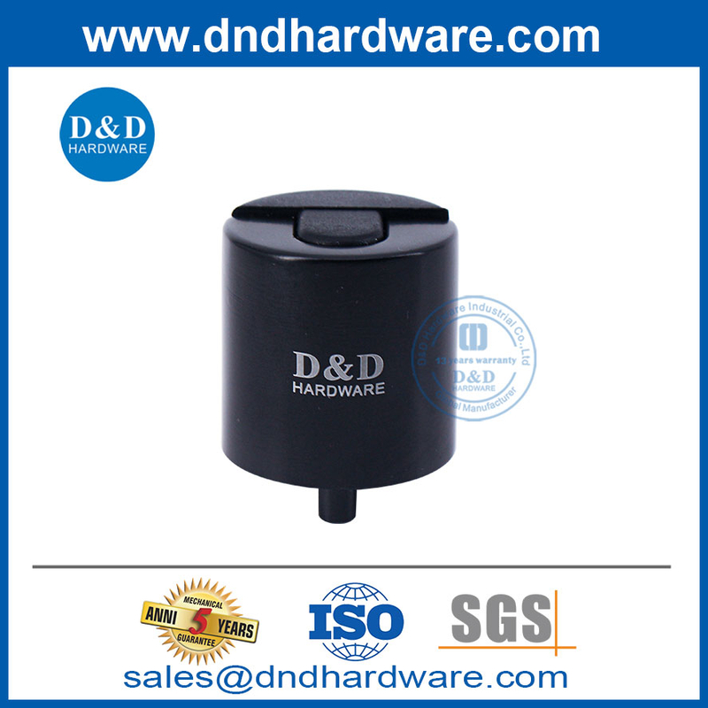 Matte Black Stainless สตีลประตูยางขนาดใหญ่หยุด ddds012