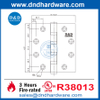 UL จดทะเบียน SS316 NRP Heavy Duty Hinge สำหรับอาคารเชิงพาณิชย์ DDSS004-FR-4.5x4.5x4.6.6