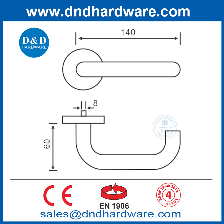 EN1906 HOLLOW TYPE TYPE TYPE ประตูเชิงพาณิชย์สำหรับอาคารที่อยู่อาศัย DDTH001
