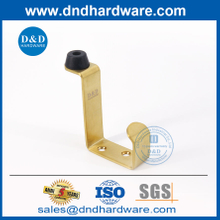 Satin Brass เกรด Sus304 ประตูจุกพร้อมเบ็ดเสื้อสำหรับห้องน้ำ DDDS024
