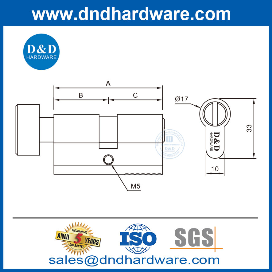 70 มม. EURO DOOL LOCK BOHABLAN
