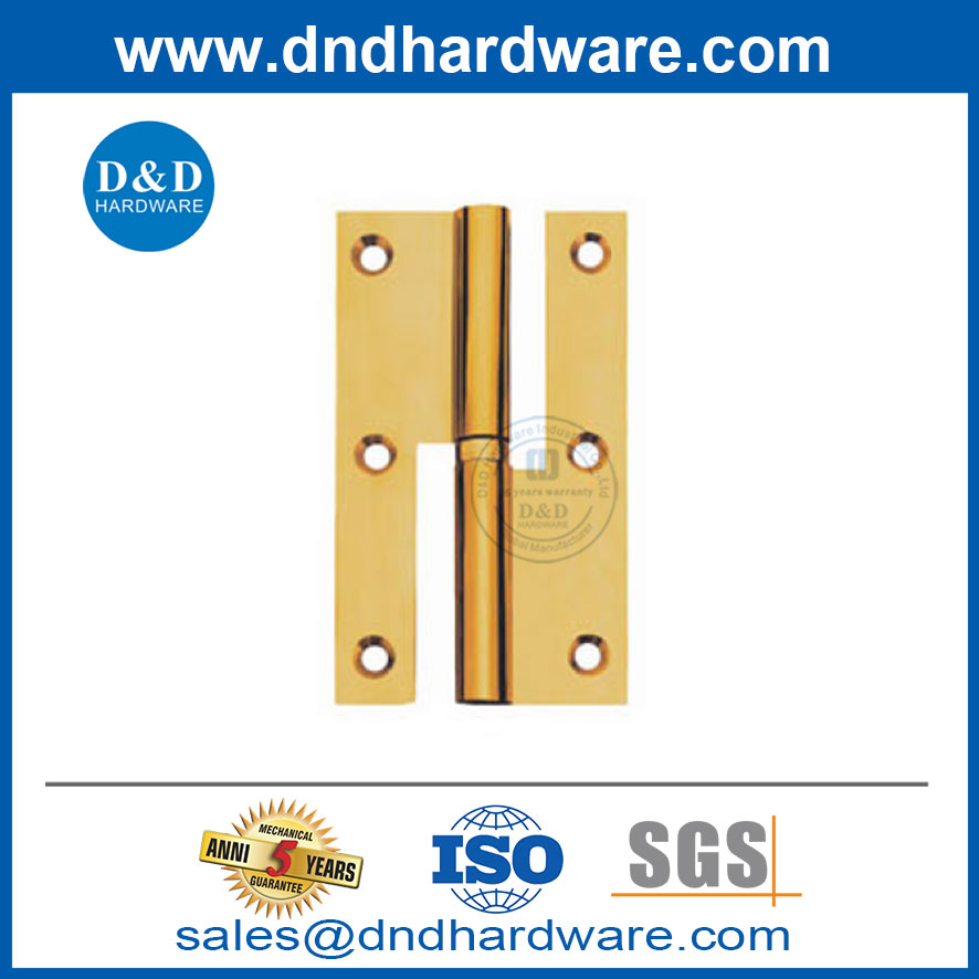 DDBH021-SOLID Brass Flag พิเศษบานพับสำหรับประตูโรงแรม