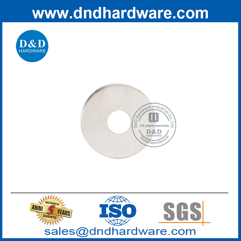 ฝาครอบรูคีย์รอบ Escutcheon สแตนเลสสตีลดอกกุหลาบสำหรับล็อคประตู DDES010
