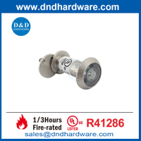 UL ที่ระบุไว้ในตัวชมประตูไฟมุมกว้างทองเหลืองพร้อมมุมมอง 180 องศามุม DDDV009