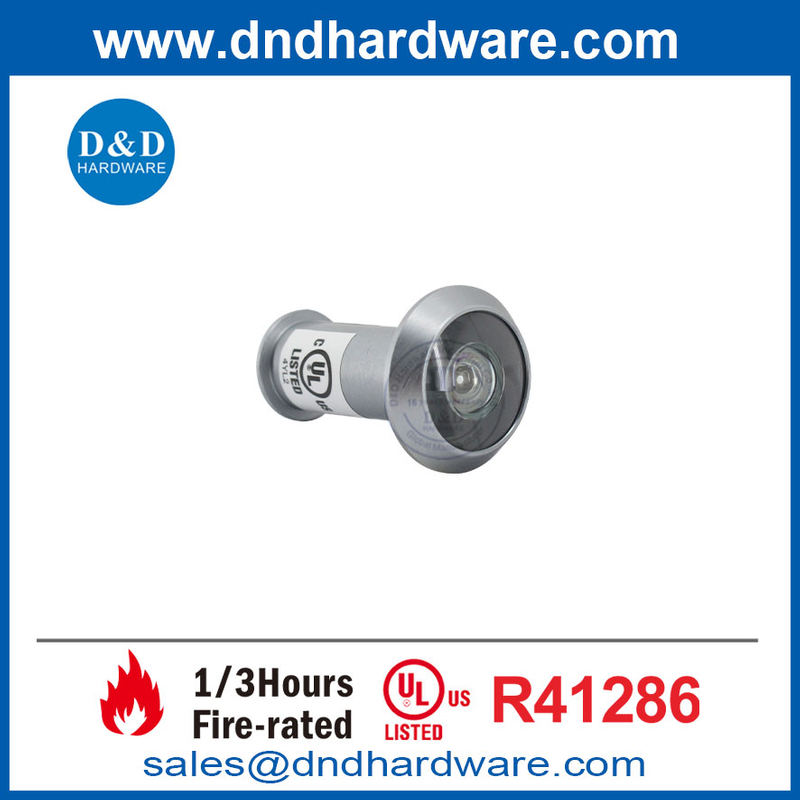 ความปลอดภัยสูงทองเหลืองไฟจัดอันดับ UL 10C บ้านอพาร์ทเมนต์ประตูดู DDDV009