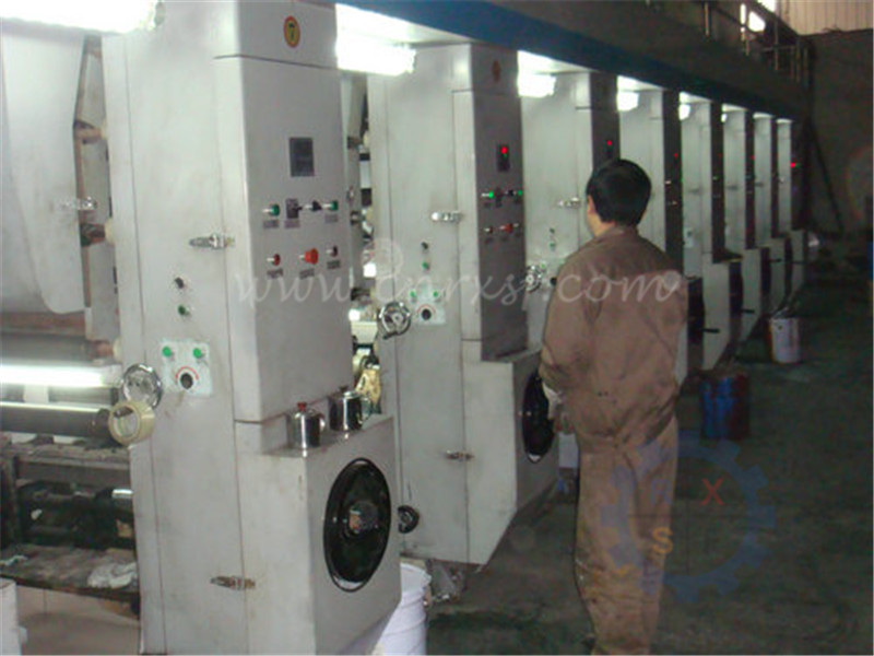 Rotogravure label aluminum foil printing machine