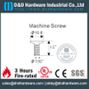 Parafuso de máquina SS304 ANSI para dobradiça de porta e porta e estrutura de metal - DDSR001