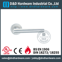 Manija hueco de acero inoxidable 316 T Bar para puerta de acero con clasificación contra incendios con EN1906-DDTH009