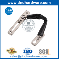 Cadena de puerta con acabado satinado de acero inoxidable al mejor precio para puerta metálica-DDDG004