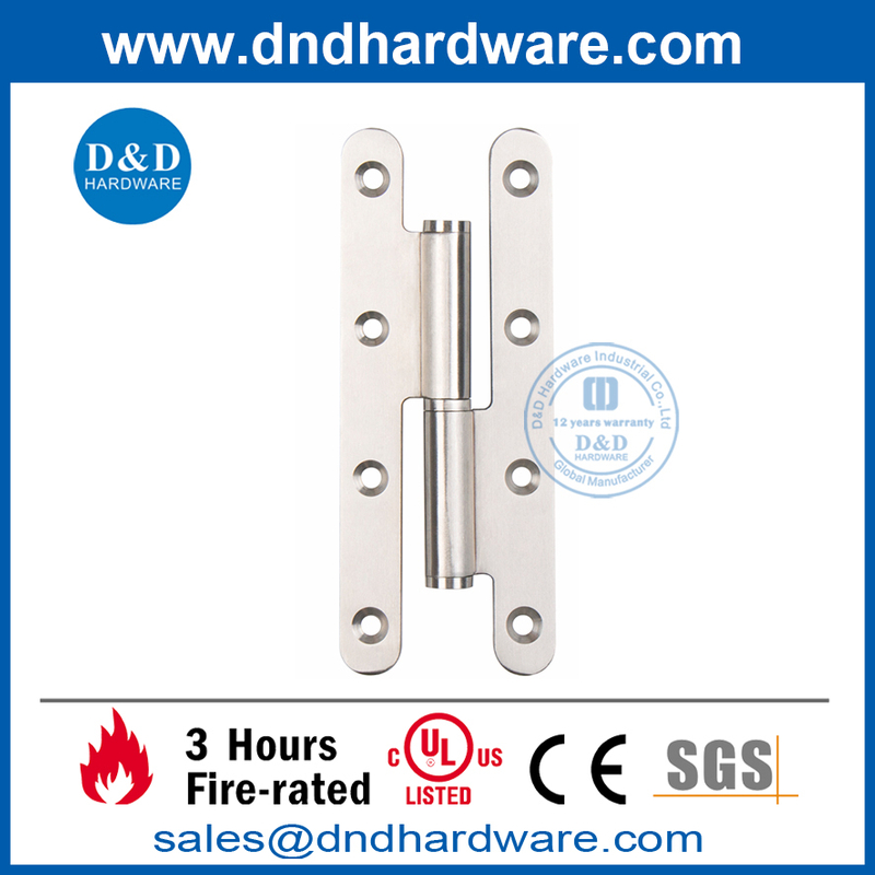 Dobradiça H de canto redondo de aço inoxidável para porta de metal-DDSS019-B