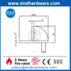 Rolha de porta de latão inoxidável 304 de aço inoxidável para porta interna-DDDS001