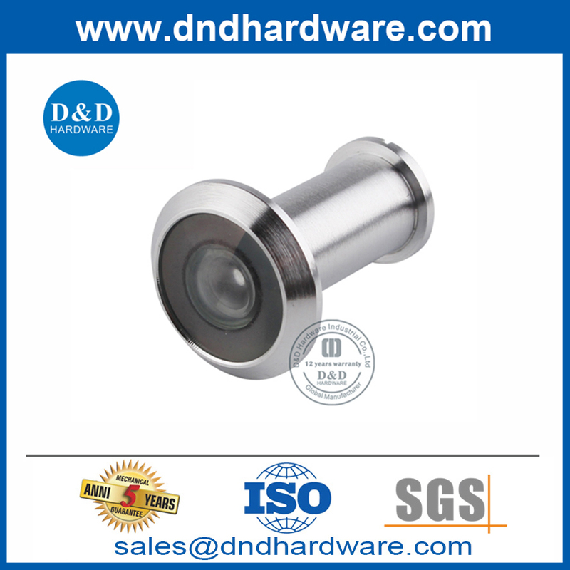Visor ocular de porta de segurança de liga de zinco de 160 graus para porta de madeira-DDDV001