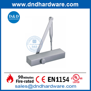 Cierrapuertas antiincendios de ajuste de aluminio de seguridad CE EN1154-DDDC013