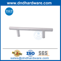ซาตินสแตนเลส T บาร์เฟอร์นิเจอร์ประตูดึงที่จับสำหรับ Home-DDFH001