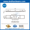แผ่นเหล็กสังกะสี 4 นิ้วบานพับระยะห่างจากประตูบานพับบานพับเสริมแผ่น DDHR003