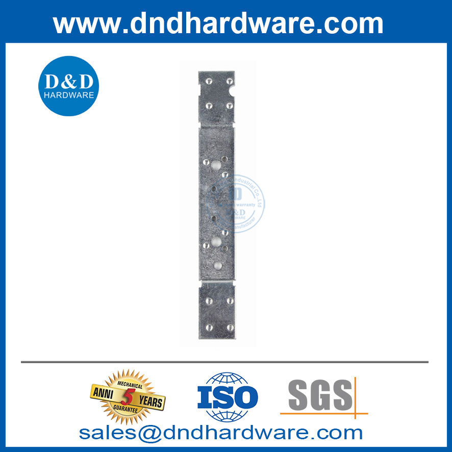 แผ่นเหล็กสังกะสีบานพับบานพับแผ่นเสริมสำหรับเฟรมประตู DDHR001