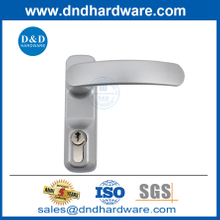 โลหะผสมโลหะผสม Chrome Nickel Escutcheon Lever สำหรับ Metal Wood Door-DDPD041