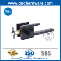 Alloy Alloy Matte Black Contemporary Door Lock Set พร้อมฟังก์ชั่นความเป็นส่วนตัว DDLK018