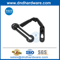 ความปลอดภัยสแตนเลสสตีลแมตต์โซ่ประตูสีดำล็อคสำหรับห้องนอน DDDG003