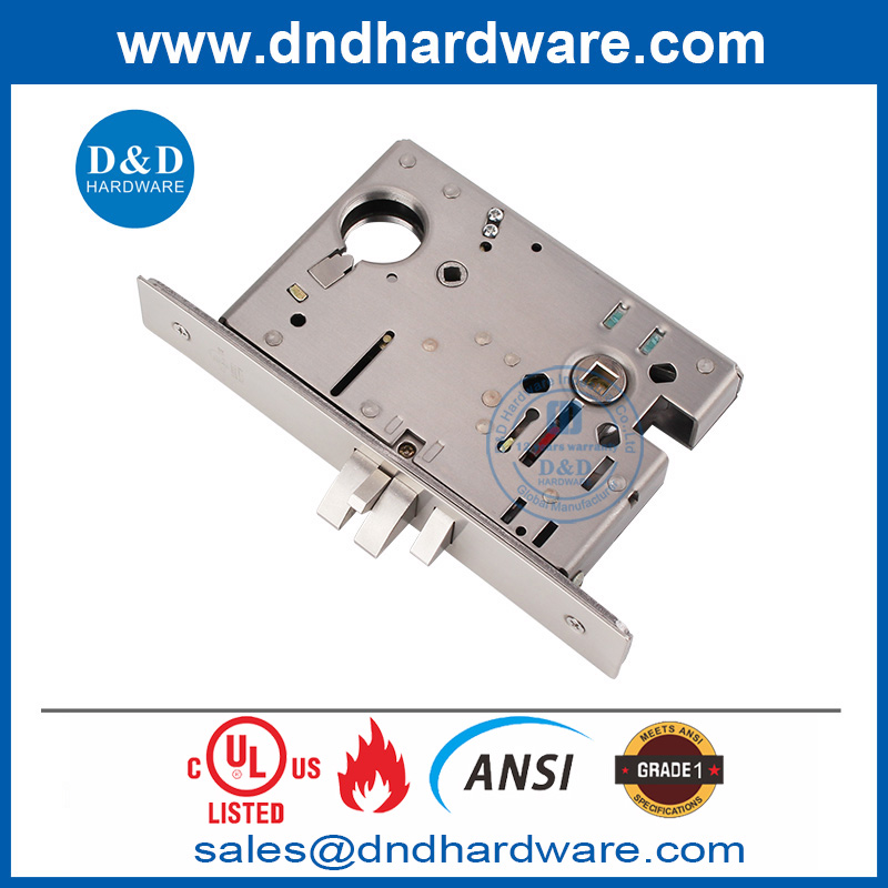 ความปลอดภัยสูง latchbolt ล็อค UL Fire จัดอันดับประตูเชิงพาณิชย์ ANSI Lockset-Ddal05 F05