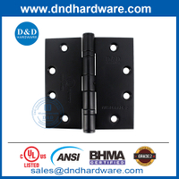 BHMA ANSI MATT สีดำสแตนเลส 304 NRP ประตูบานพับ DDSS001-ANSI-2-4.5X4.5X3.4