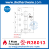 Silver UL อยู่ในรายการโลหะสแตนเลส 316 บานพับก้นผู้ผลิต DDSS001-FR-4X3X3.0
