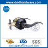 Matte Black Wave Type Zinc Alloy Lever Handle Lock สำหรับ Outer Door-DDLK086