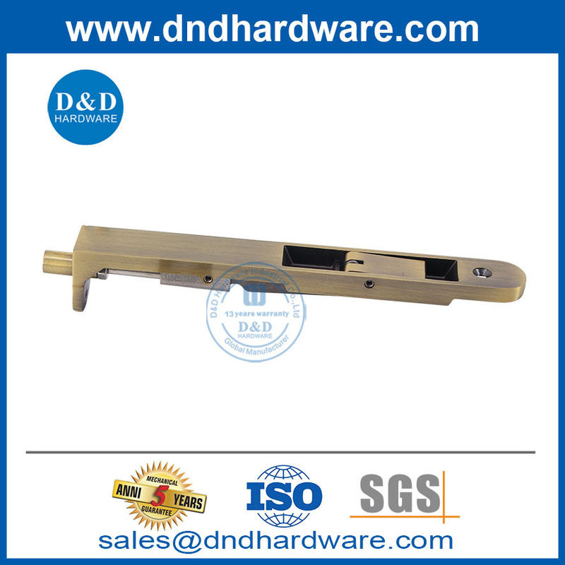 Parafusos da porta externa de aço inoxidável de aço antigo portão de latão-dddb030