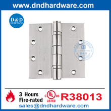สแตนเลสสตีลไฟจัดอันดับบานพับประตูหนักสำหรับประตูภายนอก DDSS006-FR-5X5X4.6