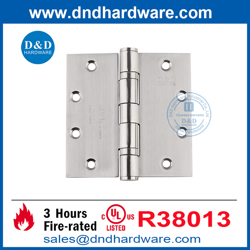 บานพับประตูภายในที่มีคุณภาพสูง SS304 ด้วย UL-DDSS006-FR-5X5X4.6.6